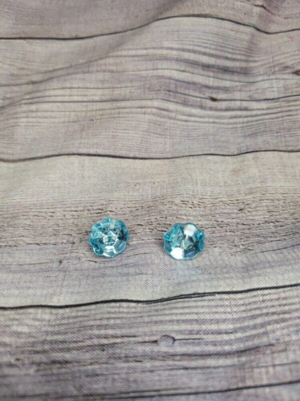 Blue Gem Ear Rings