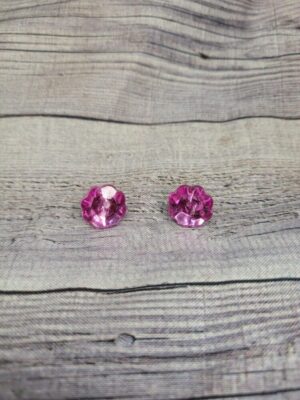 Pink Gem Ear Rings