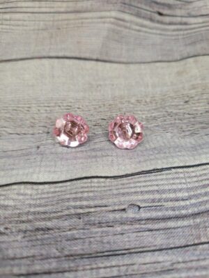 Light Pink Gem Ear Rings