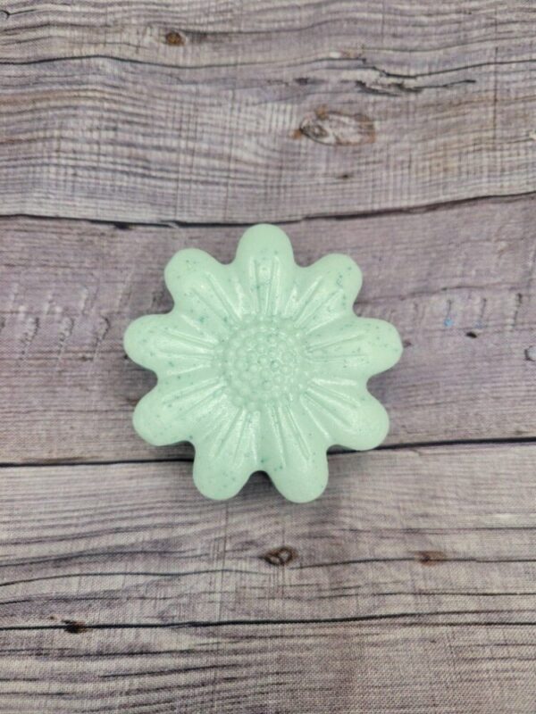 Flirty Fruit Kiss Flower 1 Teal Goat Milk Soap