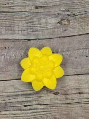 Flirty Fruit Kiss Flower 3 Yellow Goat Milk Soap