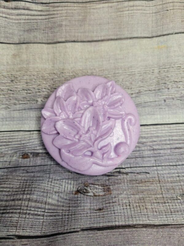 Flirty Fruit Kiss Flower 6 Purple Goat Milk Soap