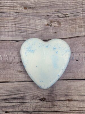 Flirty Fruit Kiss Heart Blue Goat Milk Soap