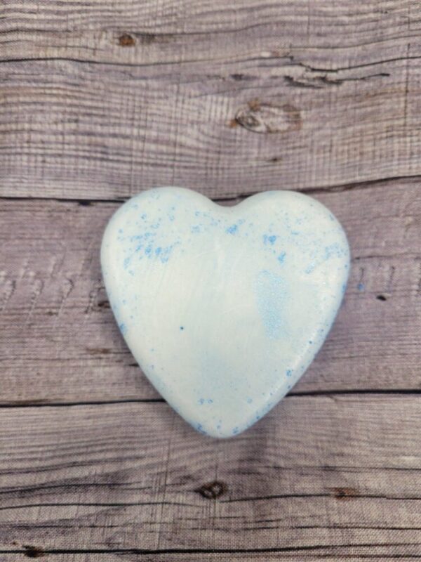 Flirty Fruit Kiss Heart Blue Goat Milk Soap