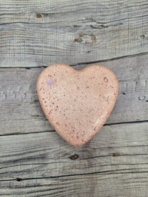 Flirty Fruit Kiss Heart Mauve Goat Milk Soap