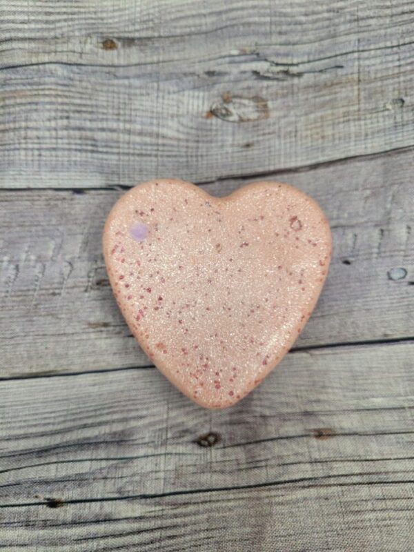 Flirty Fruit Kiss Heart Mauve Goat Milk Soap
