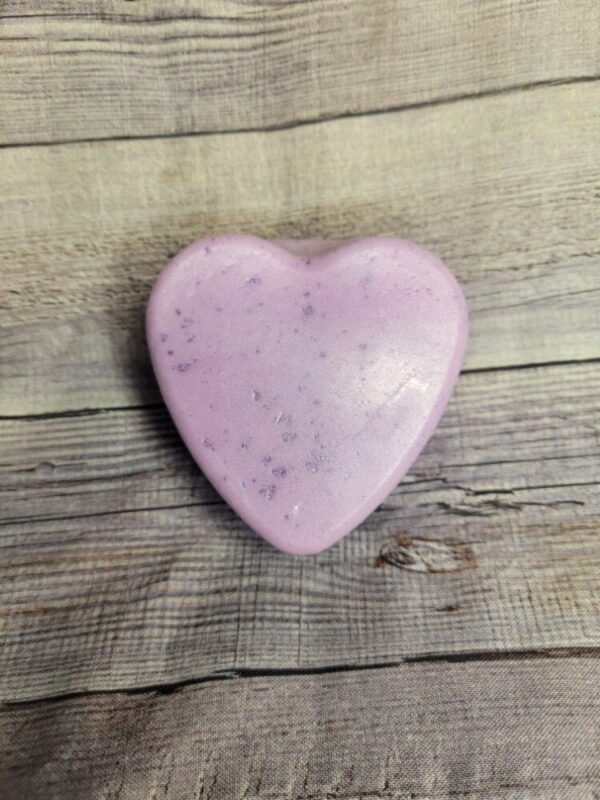 Flirty Fruit Kiss Heart Purple Goat Milk Soap