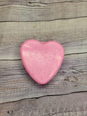 Flirty Fruit Kiss Heart Pink Goat Milk Soap