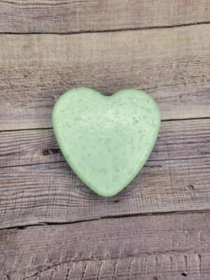 Flirty Fruit Kiss Heart Teal Goat Milk Soap