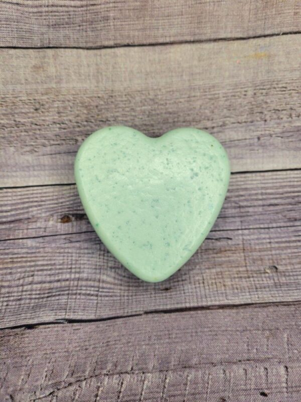 Flirty Fruit Kiss Heart Teal Goat Milk Soap