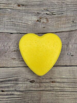 Flirty Fruit Kiss Heart Yellow Goat Milk Soap