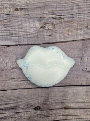 Flirty Fruit Kiss Lips Blue Goat Milk Soap
