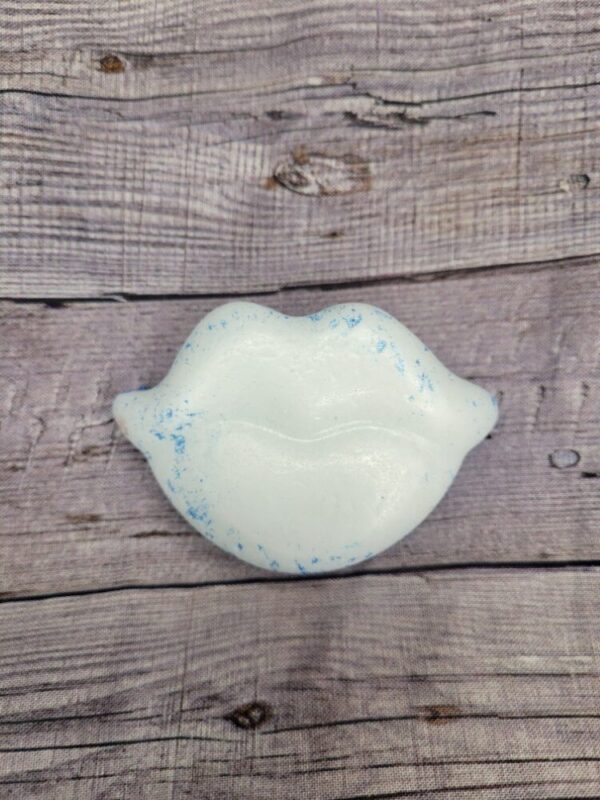 Flirty Fruit Kiss Lips Blue Goat Milk Soap