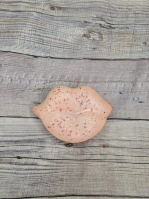 Flirty Fruit Kiss Lips Mauve Goat Milk Soap