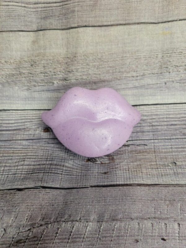 Flirty Fruit Kiss Lips Purple Goat Milk Soap