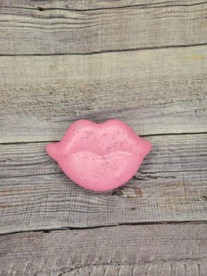 Flirty Fruit Kiss Lips Pink Goat Milk Soap