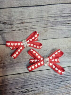 Sparkle Heart Bow Set