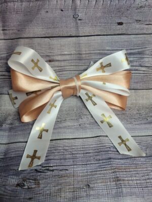 Rose Gold & Cross Bow
