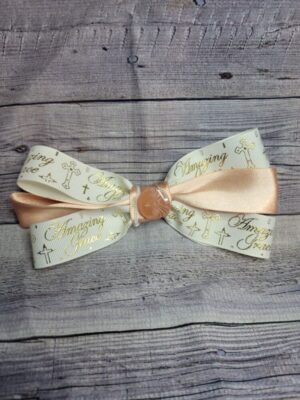 Button Rose Gold & Cross Bow