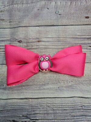 Owl Pink Bow