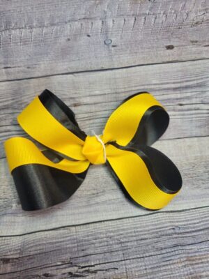 Gold & Black Bow