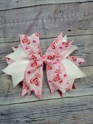 Lollipop Heart Burst Bow