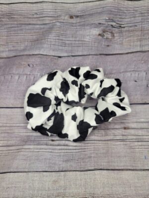 Cow Pattern Scrunchie
